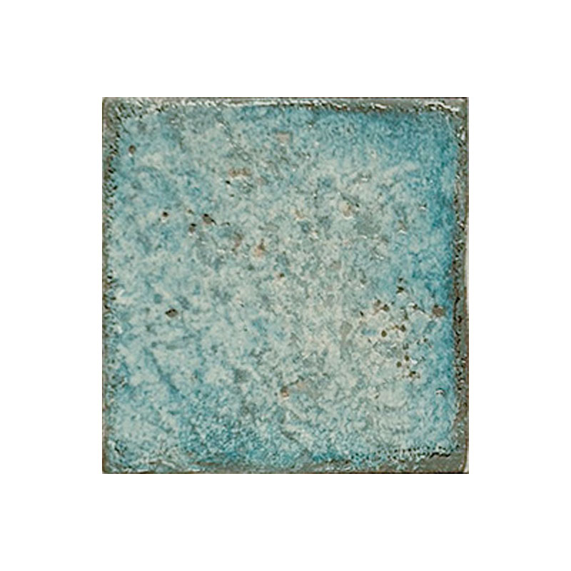 Rustikale Retro Landhaus Wandfliese Türkis 12 x 12 cm