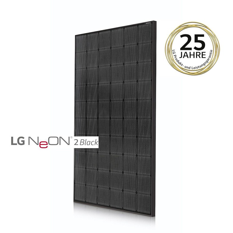 12 x LG Mono Solarmodul NeON H LG340N1K-V5 full black