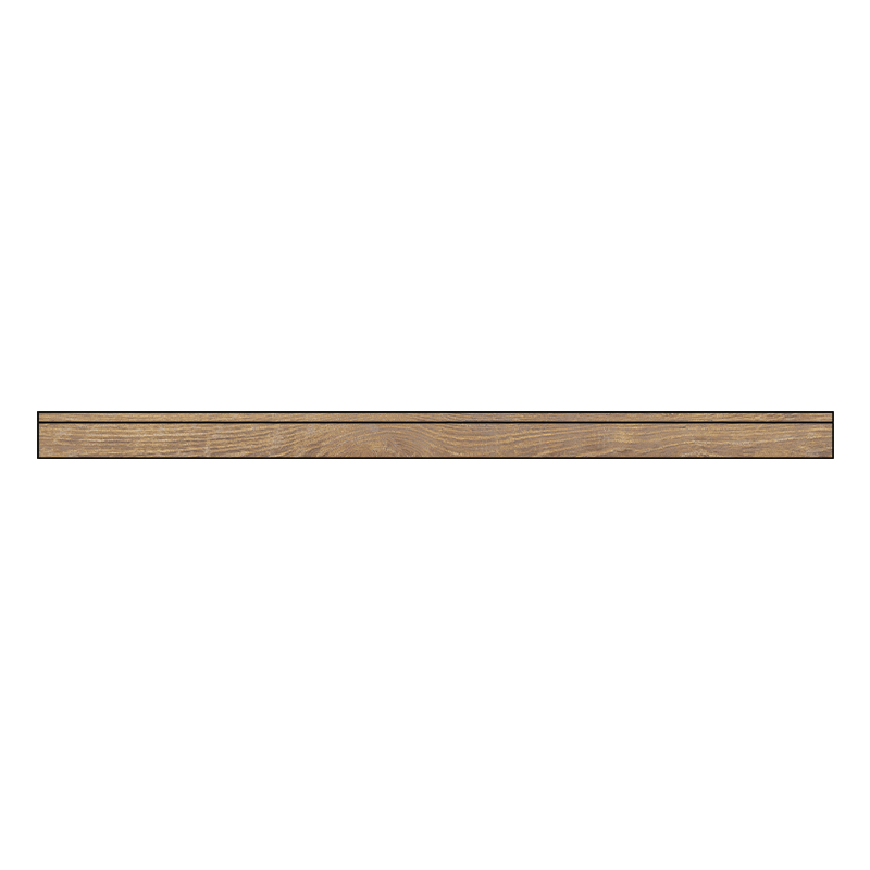 Holzoptik Sockel edimaxastor W3 Patinbrown 6,5 x 120 cm