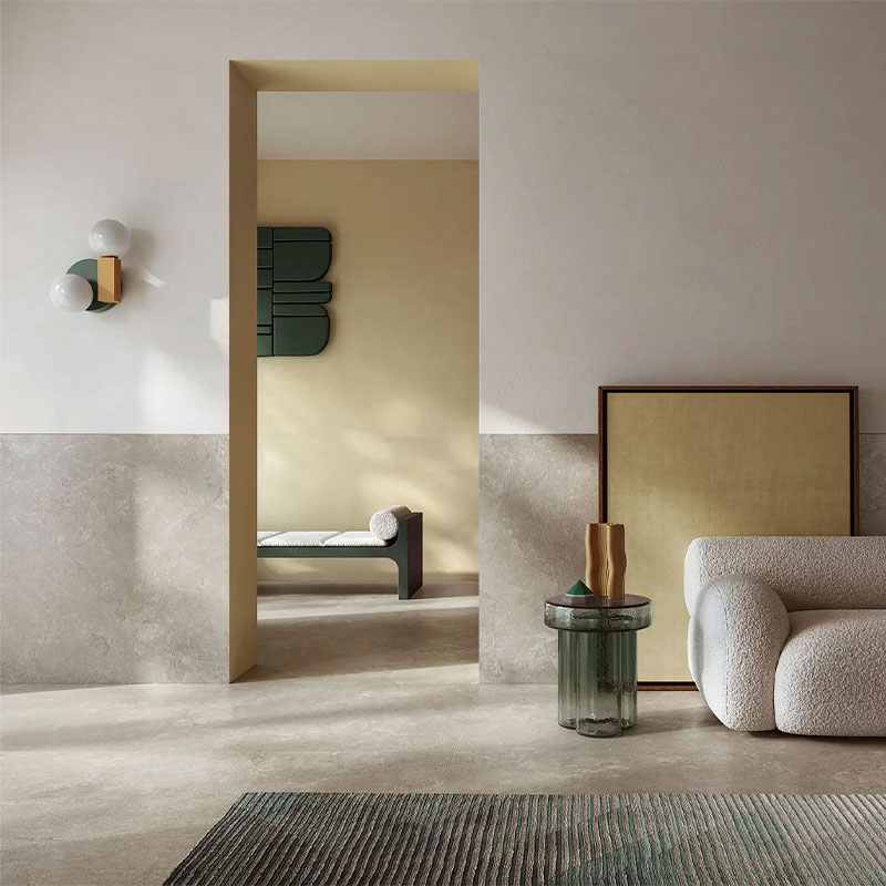 Travertin Fliese Dorset Tortora Cross Cut 120 x 120 cm