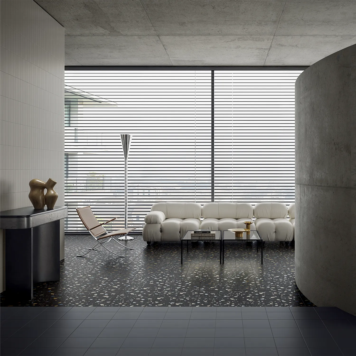 Fliese CIR Forever Color Matte Finish Black 20 x 20 cm