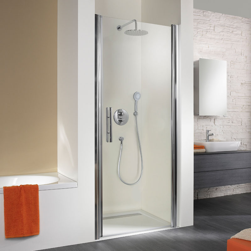 HSK Exklusiv Drehtür Duschkabine in Nische 75 cm