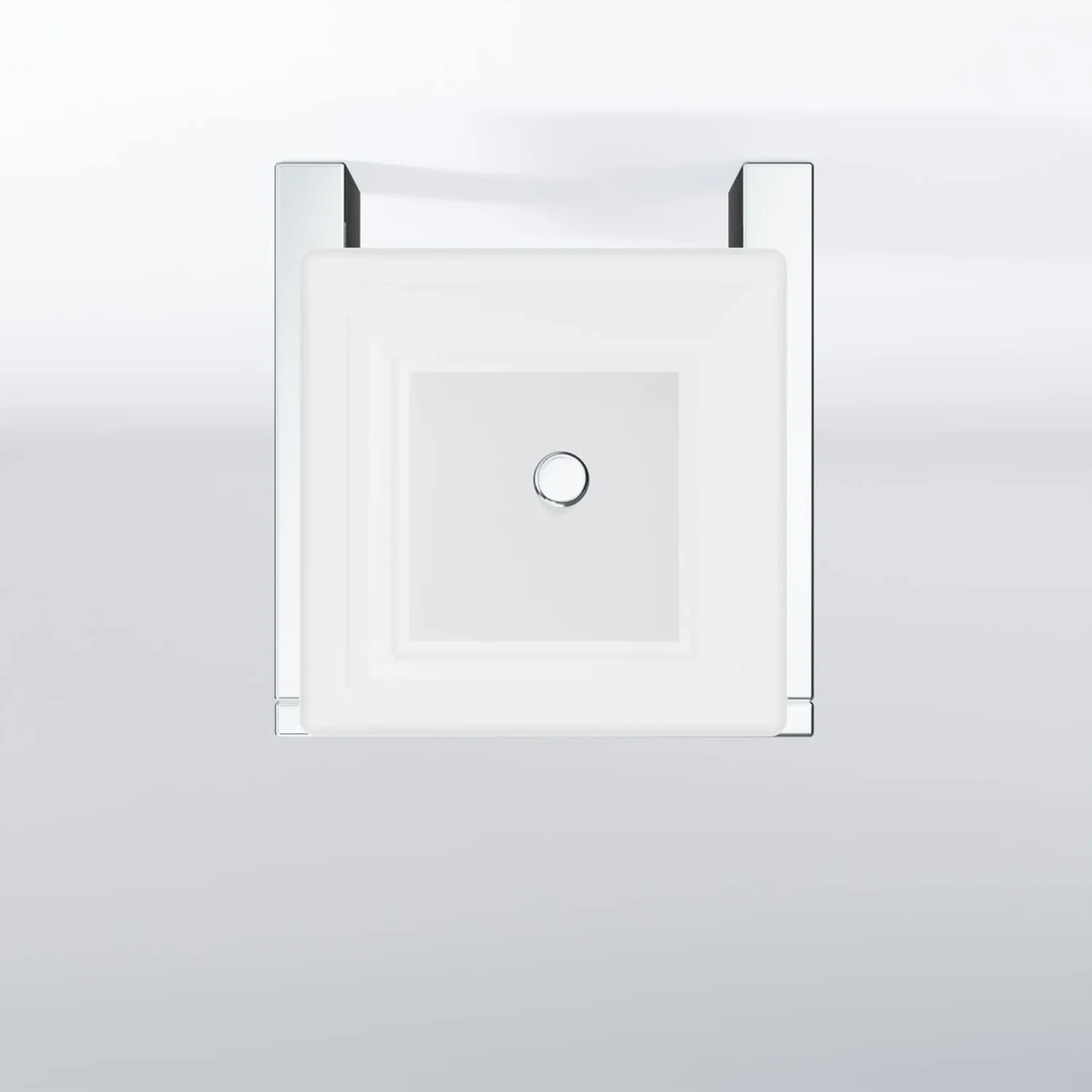 Steinberg Serie 460 Bürstengarnitur Glas satiniert weiß