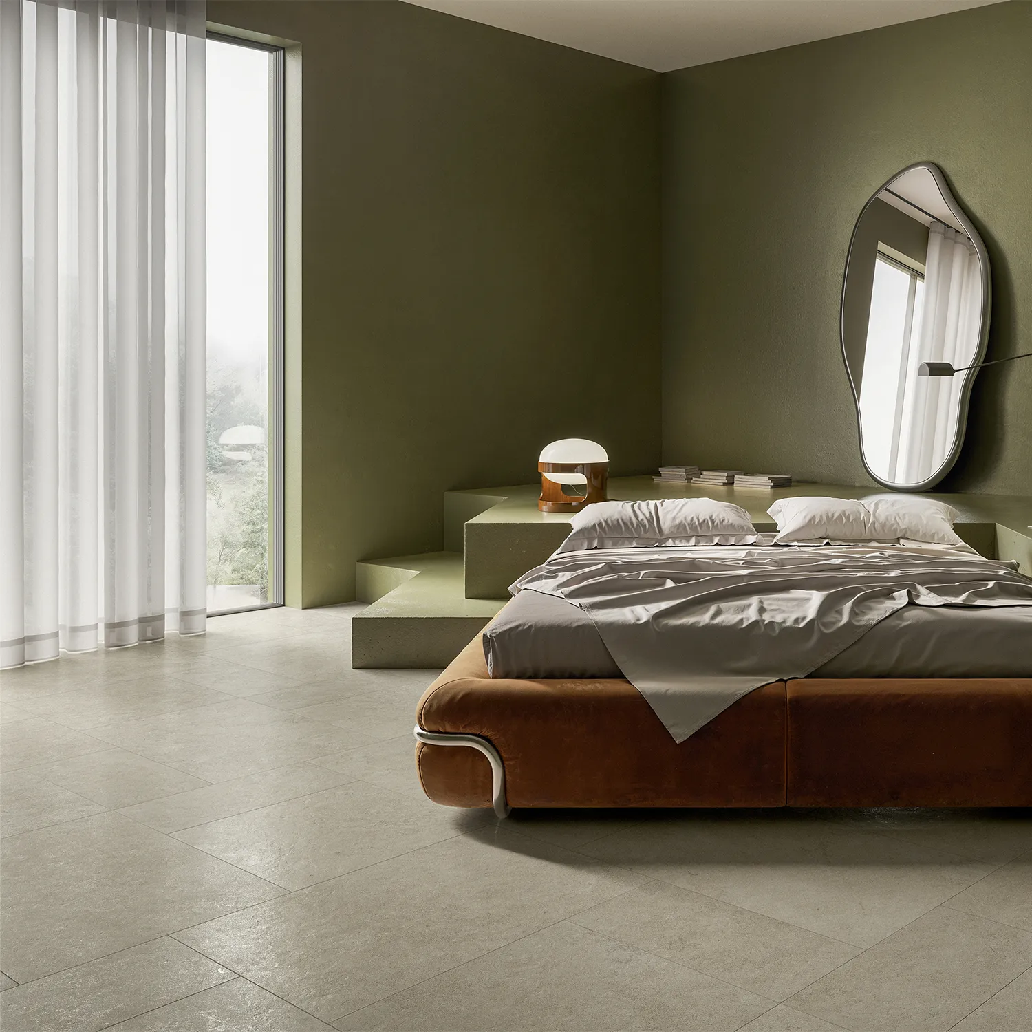 Steinoptik Bodenfliese Portland Greige 60 x 60 cm