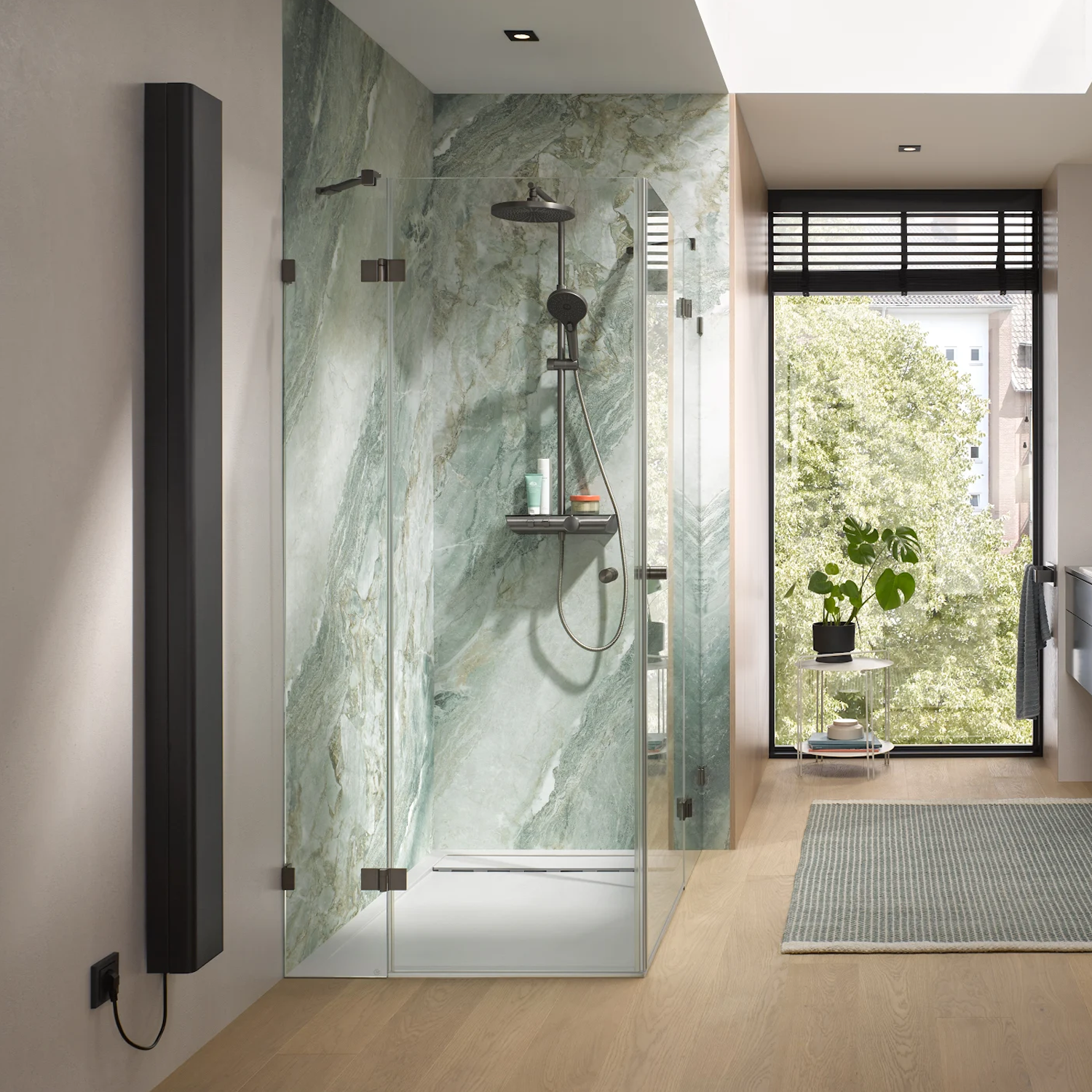 HSK RenoDeco Duschrückwand Marmor, Onyx-Grün