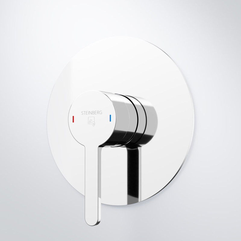 Steinberg Serie 341 Brause-Einhebelmischer Fertigmontageset