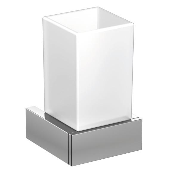 Steinberg Serie 460 Glashalter mit Glas satiniert weiß