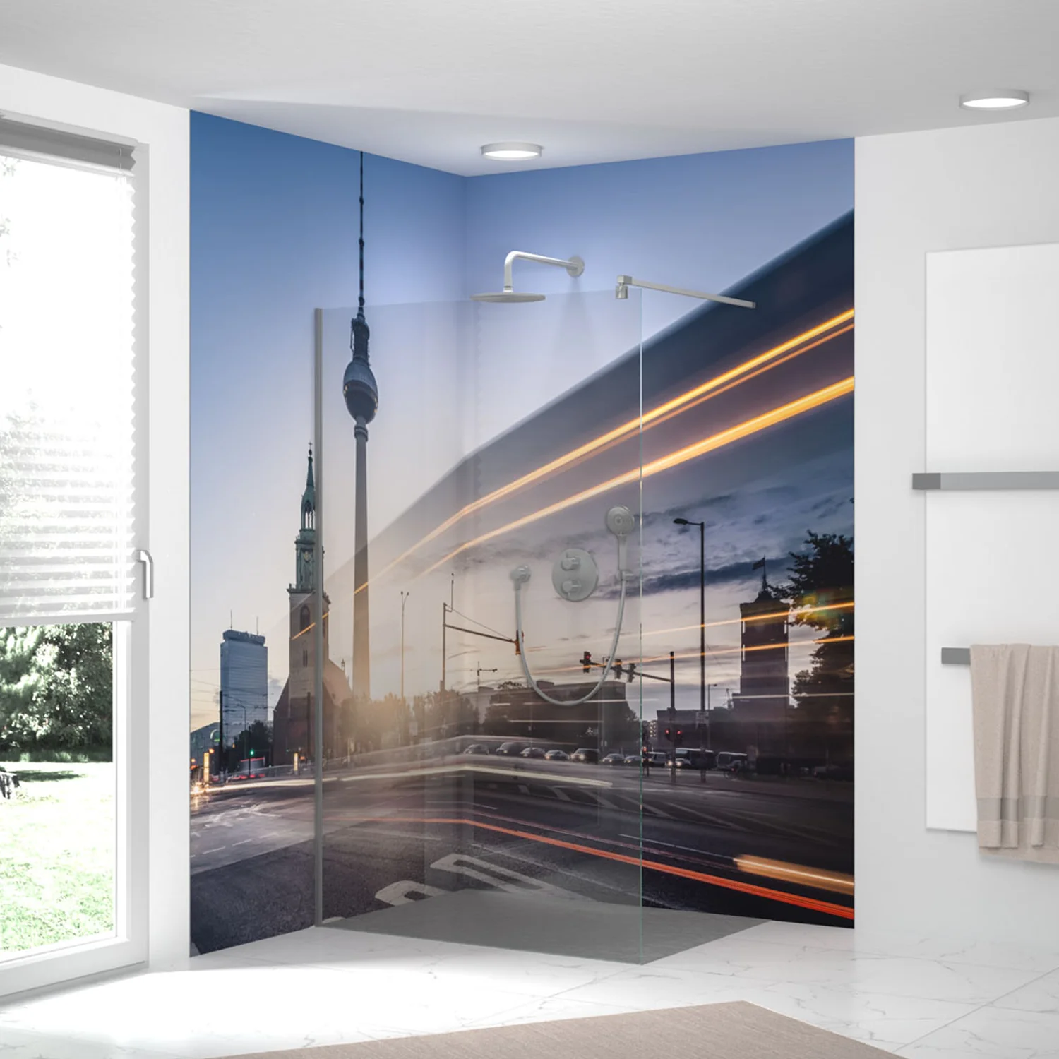 HSK RenoDeco Fotodruck Designplatte Seidenmatt 150 x 255 cm