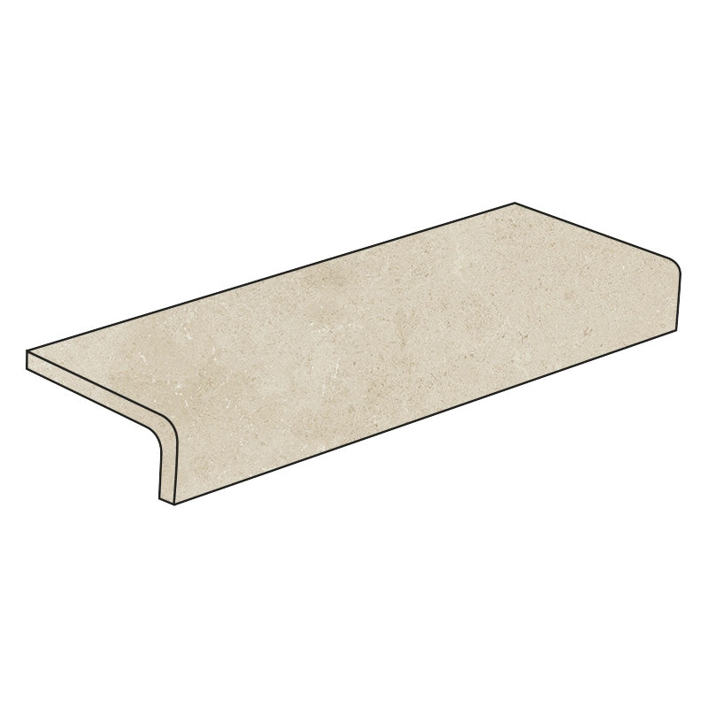 Steinoptik Winkel Stufe Contrada Valente Trani 10x40x4 cm