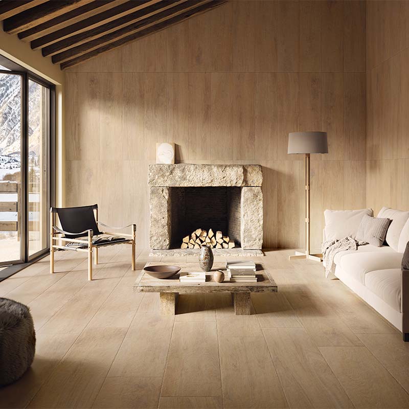 Holzoptik Bodenfliese Legni Olmo Massello 30 x 120 cm