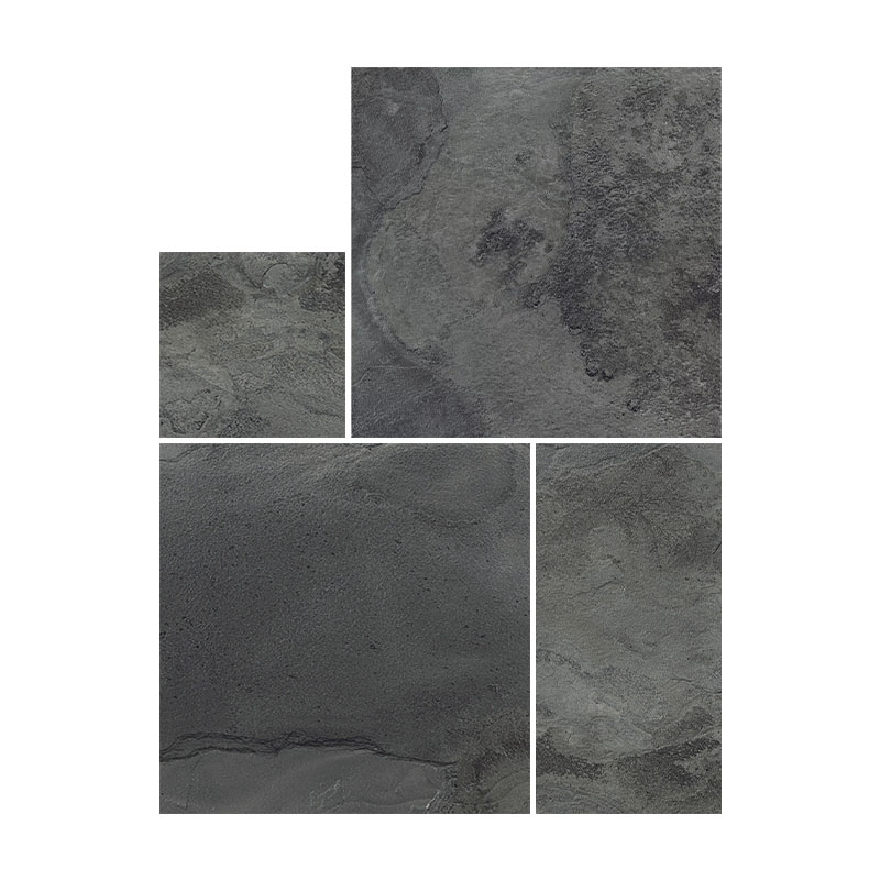 Römischer Verband Schieferoptik Slate Dark B