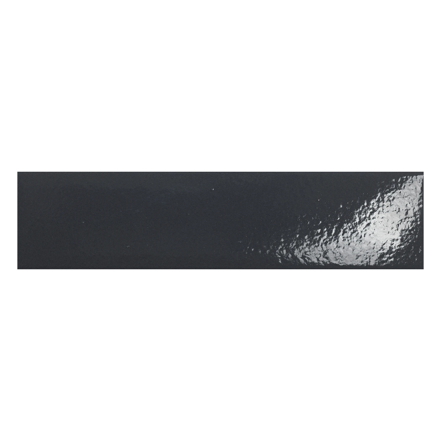 Fliese CIR Forever Color High Gloss Black 6 x 25 cm Muster