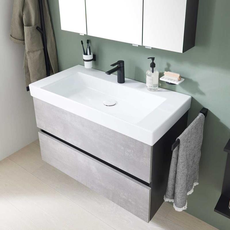 Laguna Magic Q!flat Waschtisch mit Unterschrank grifflos