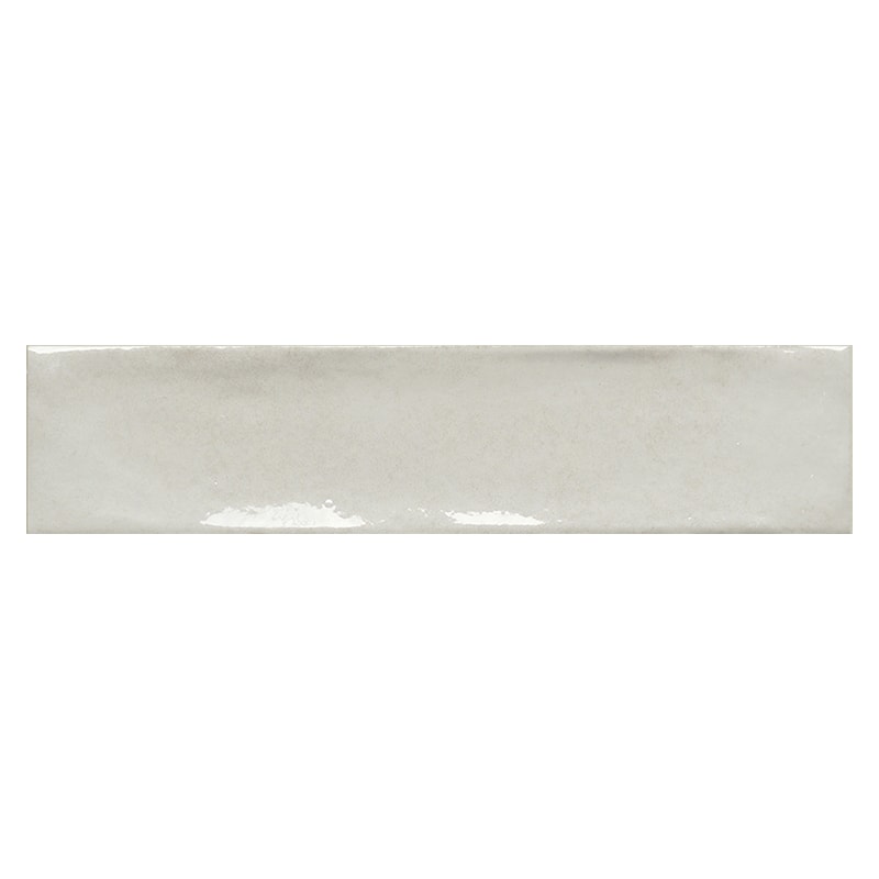 Zellige Fliese Marrakech White Brick 4,8 x 20 cm