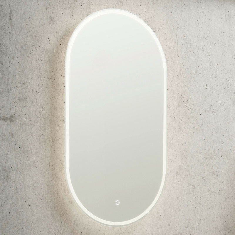 Laguna LED Flächenspiegel Oval 50 x 90 cm