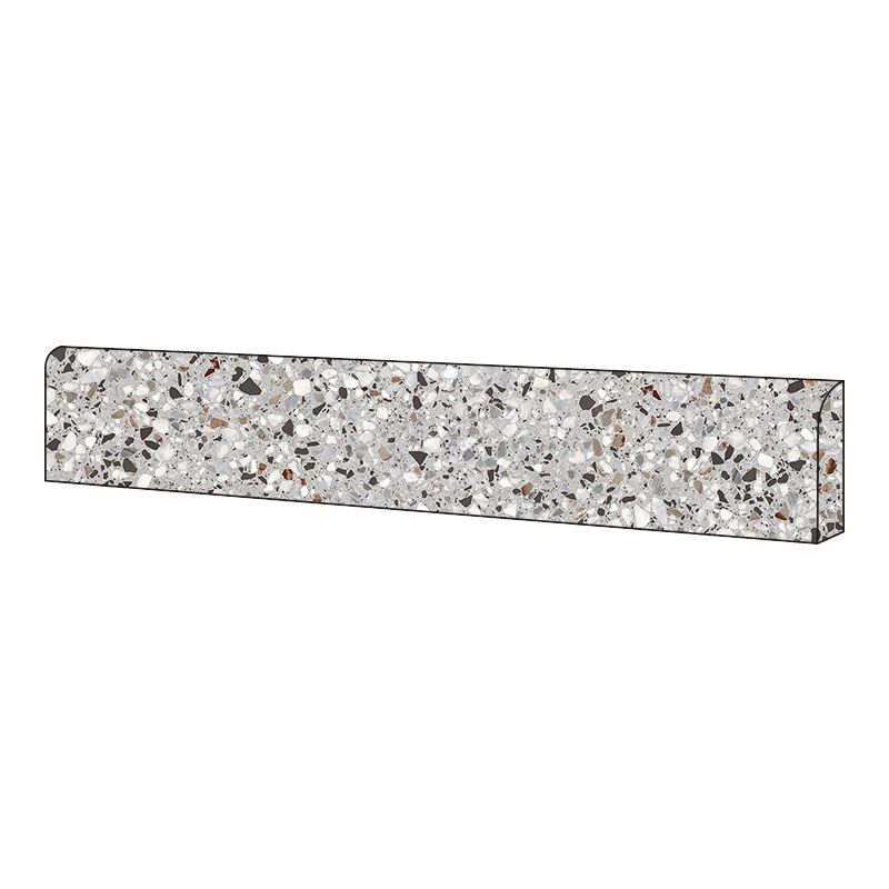 Terrazzo Beton Sockel Kado Smoke Flakes 7 x 90 cm