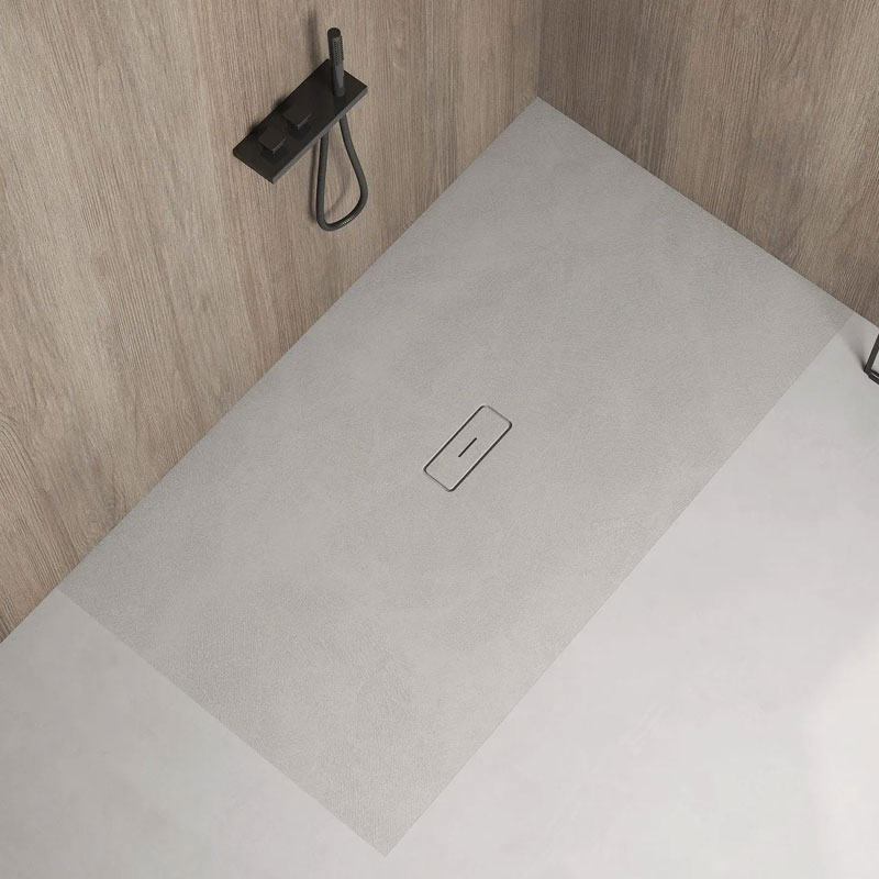 Hidrobox Arq Kromat Duschfläche 110 cm x 140 cm Cement