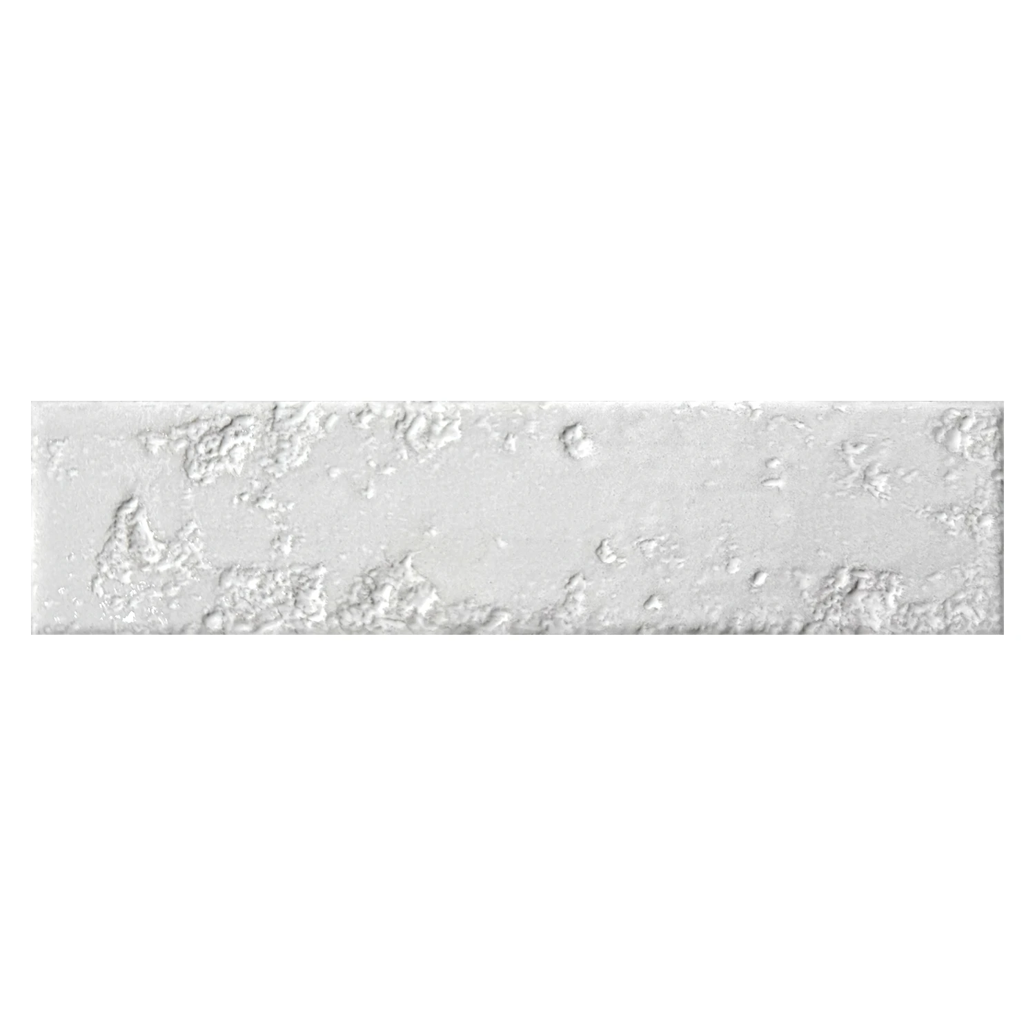 Wandfliese Brick Ziegeloptik Ark White 6 x 25 cm Muster