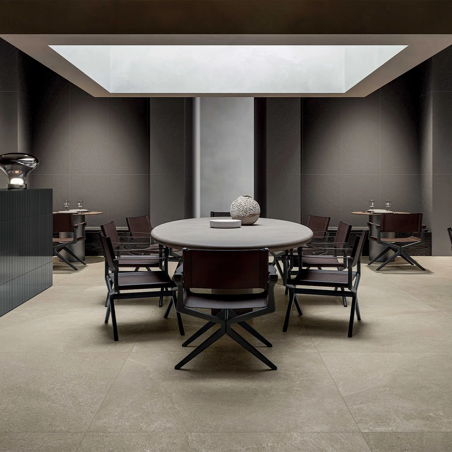 Steinoptik Fliese Petra Beige 120 x 120 cm