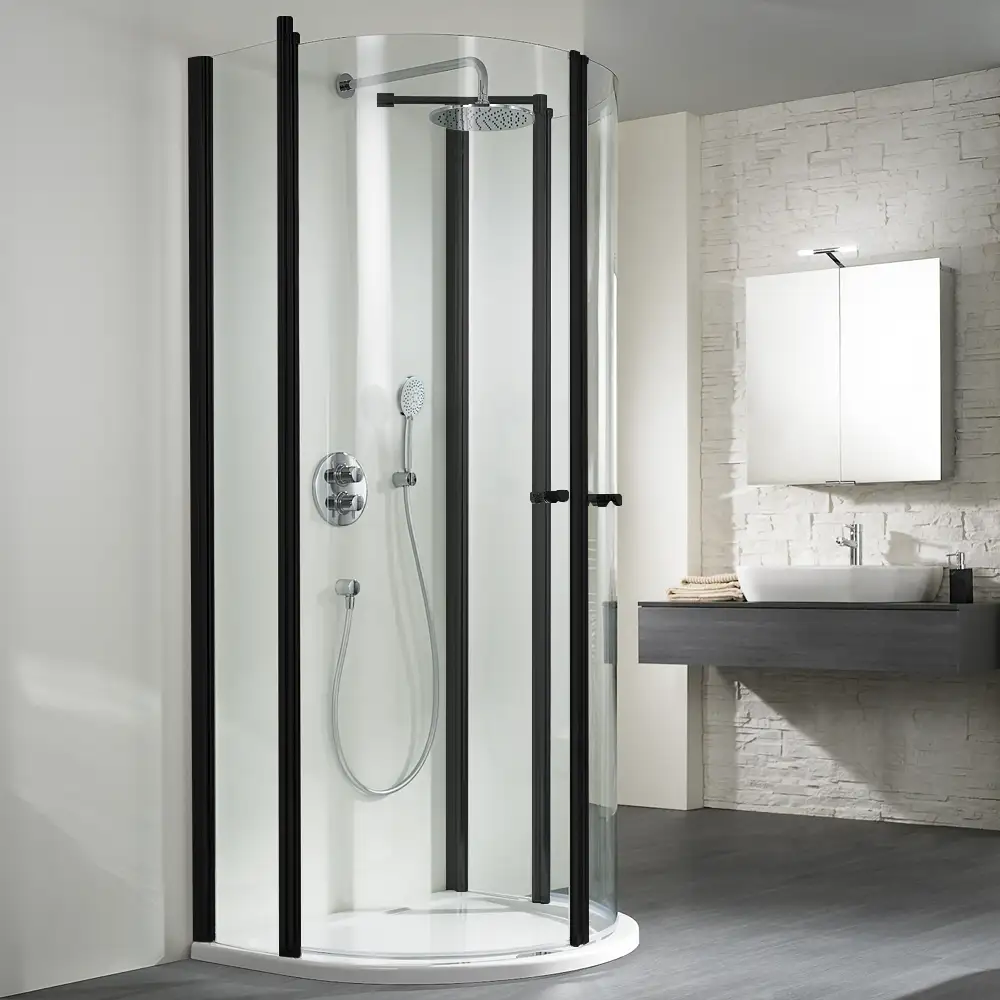 HSK Exklusiv 2.0 Halbkreis Duschkabine Runddusche