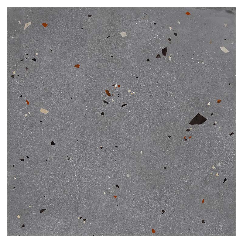 Terrazzo Beton Fliese Kado Lead Cement 90 x 90 cm