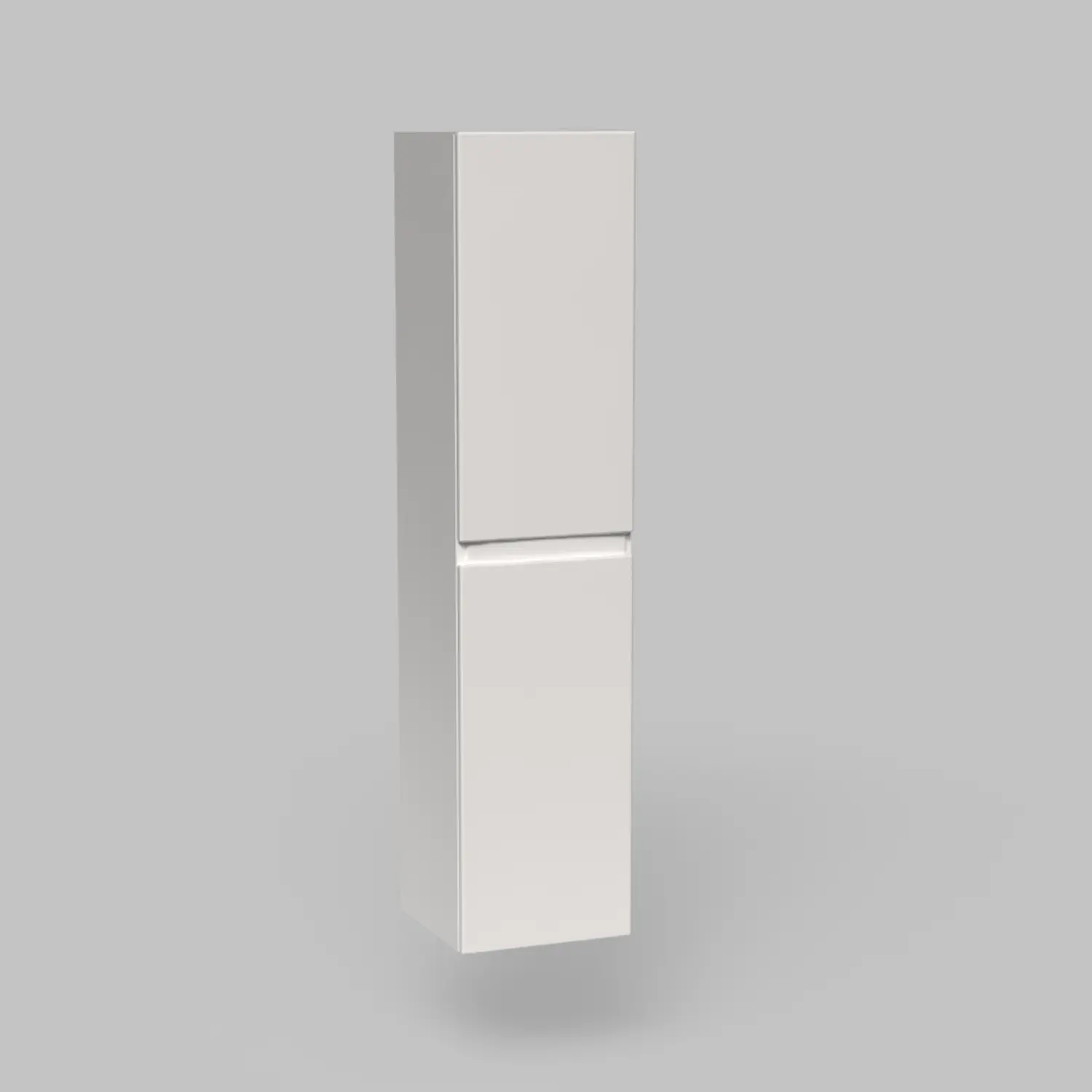 Laguna Mittelschrank mit 2 Türen grifflos mit Wäschekippe