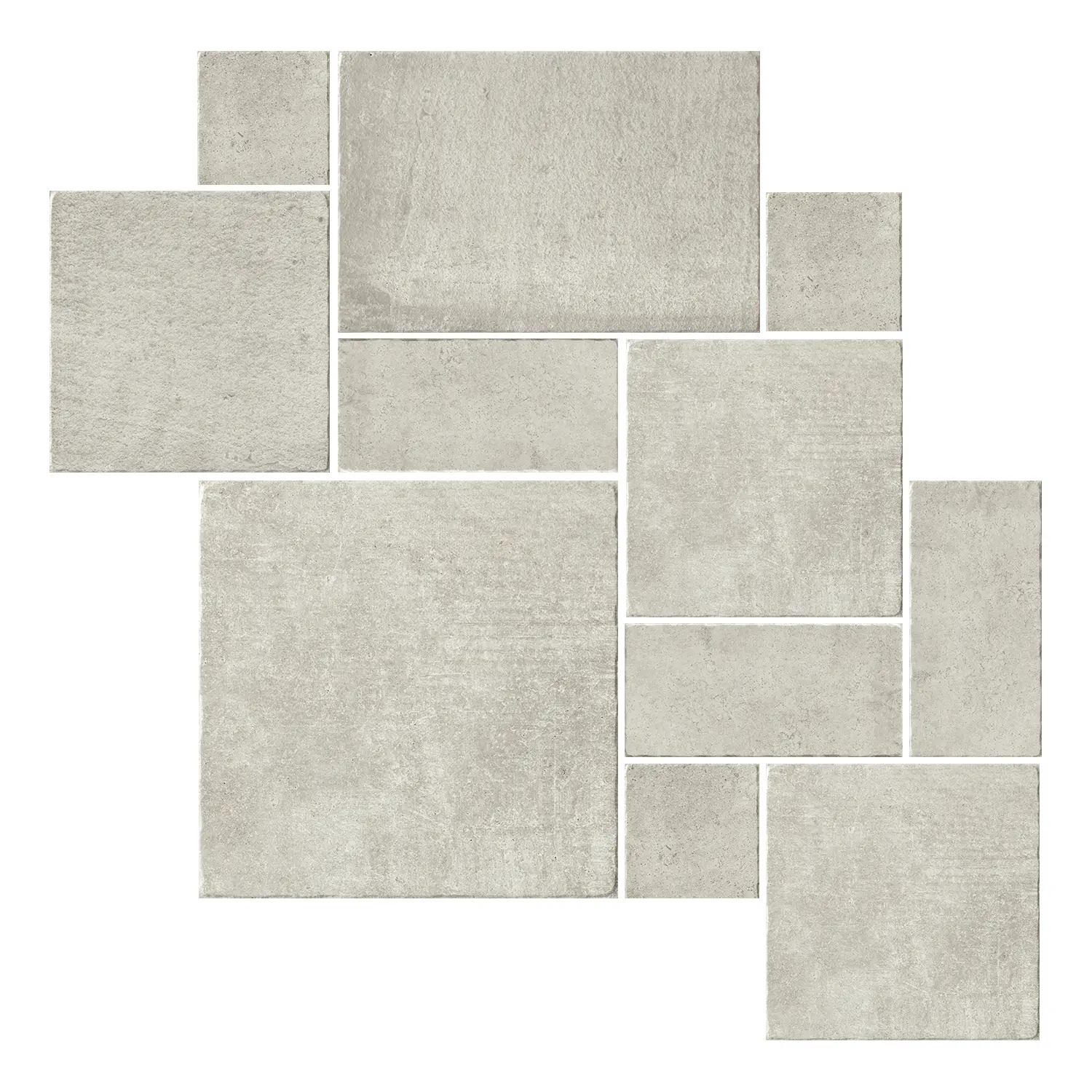 Römischer Verband Steinoptik Rustikal Opus Silver Mod 43