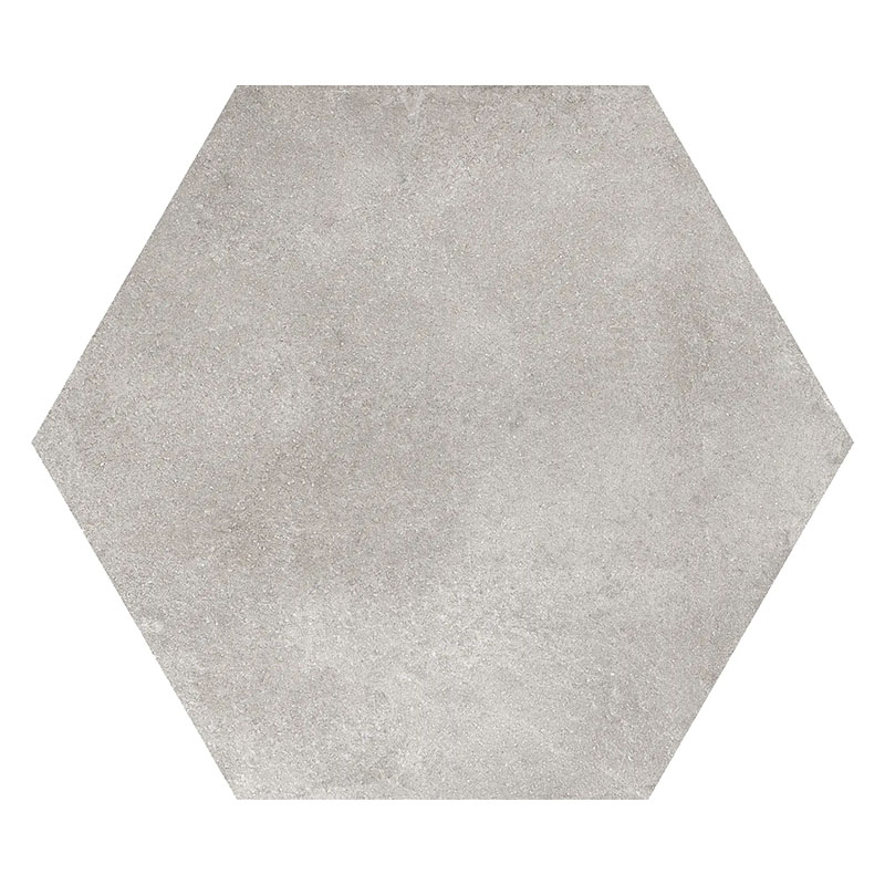 Sechseck Fliese Hexagon Grey 22 x 25 cm