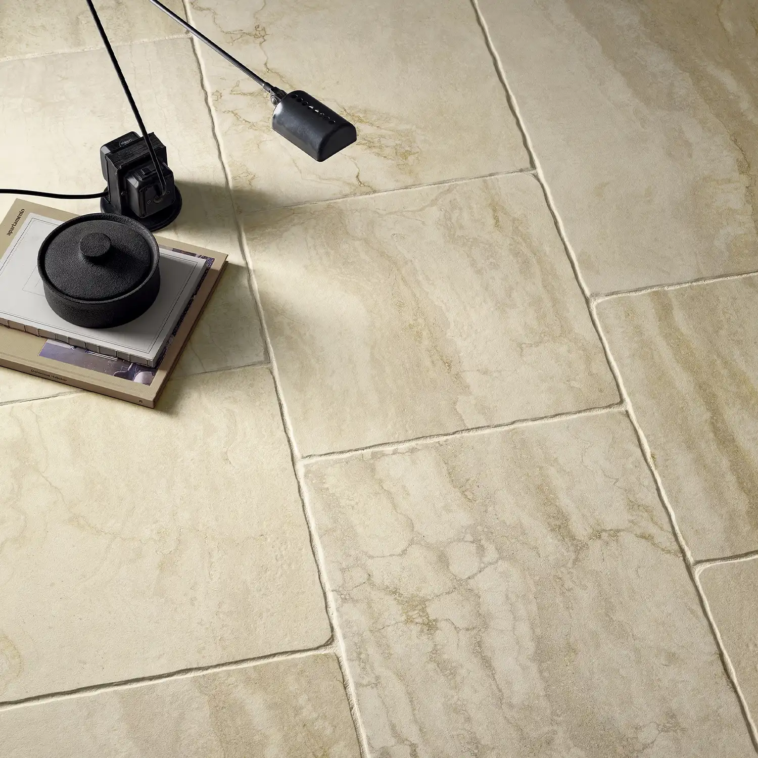 Rustikale Steinoptik Fliese Opus Beige 40 x 40 cm