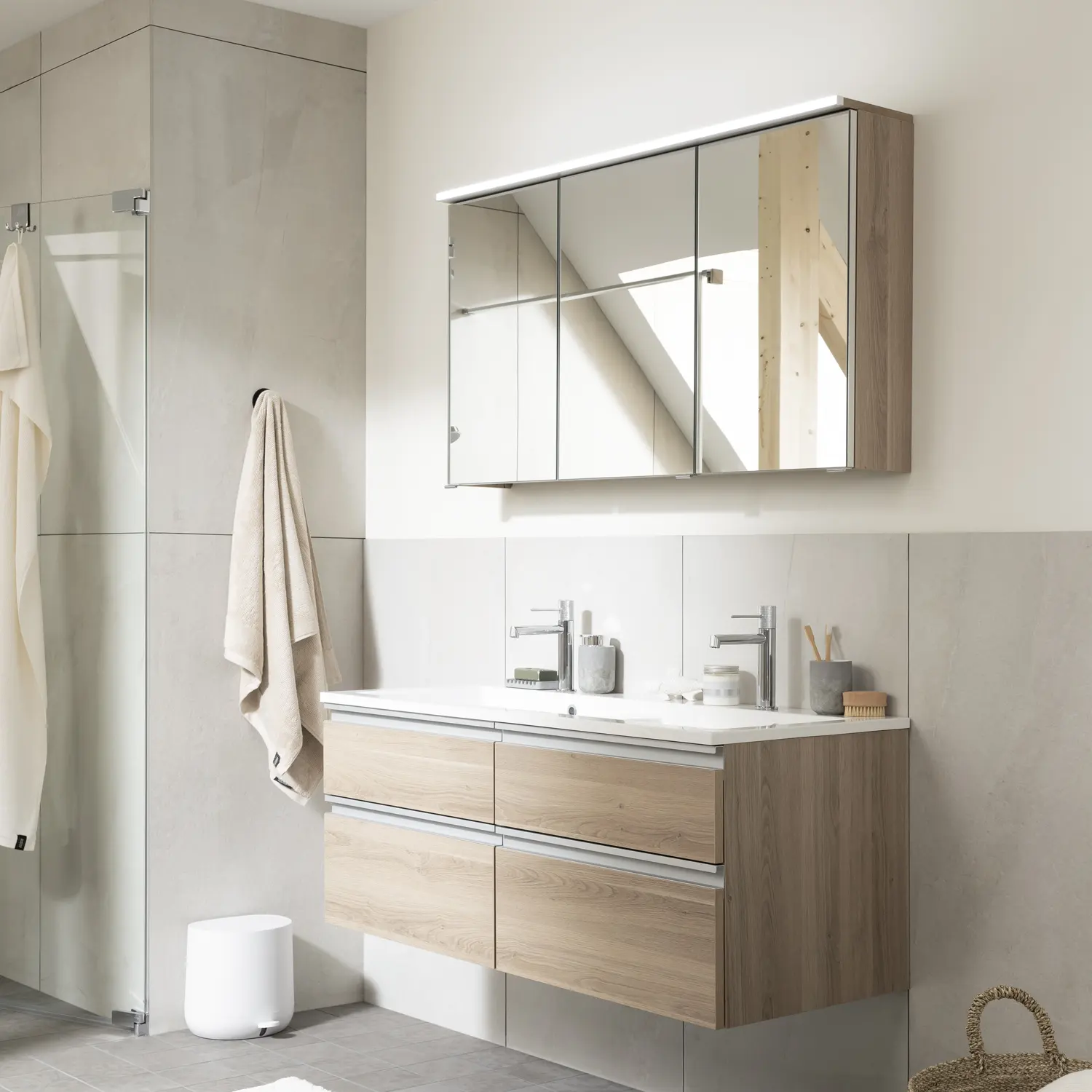 Schöner Wohnen Badmöbel Set Stockholm 120 cm