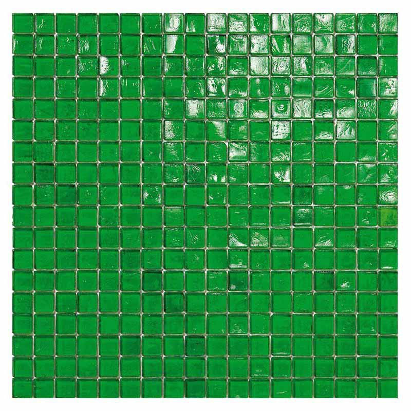 Sicis Waterglass Evergreen Glasmosaik 15 x 15 mm