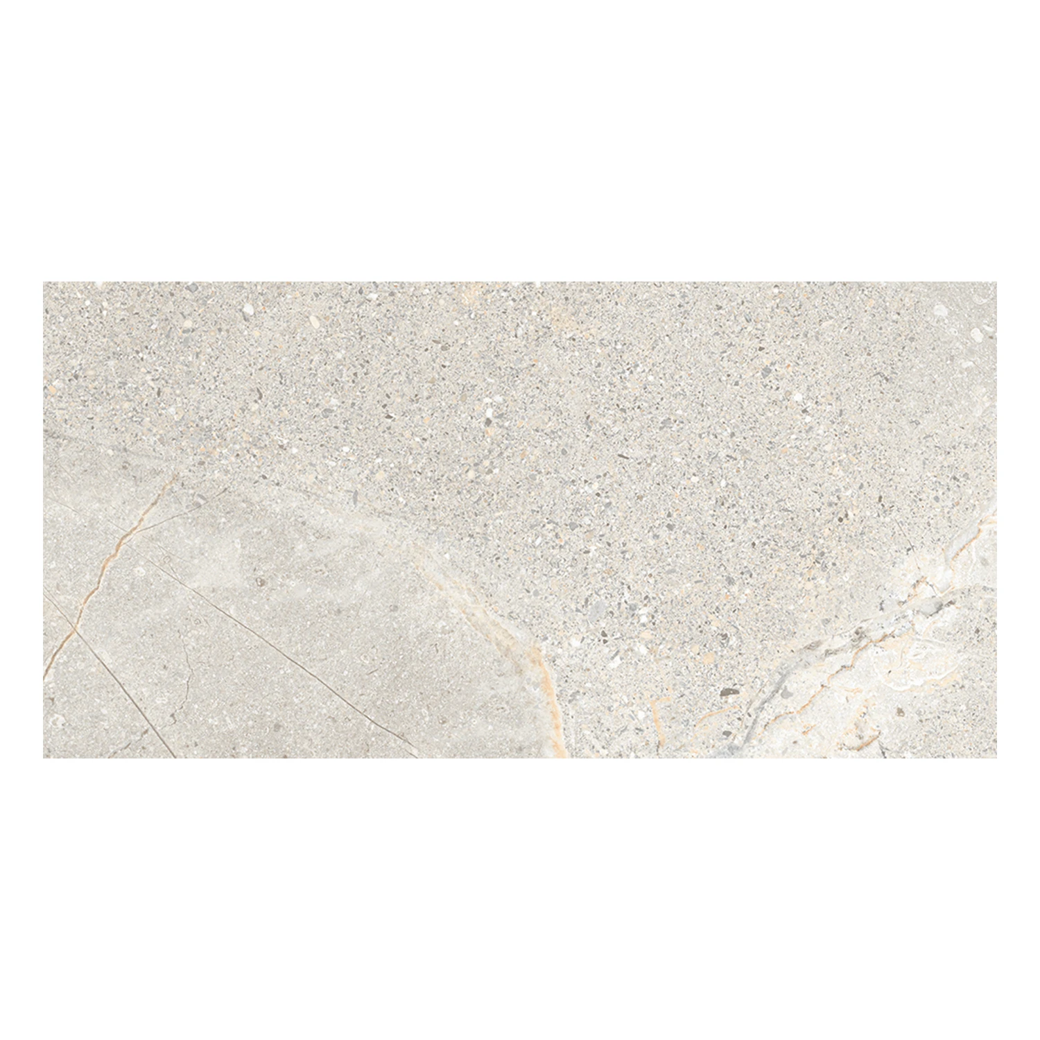 Steinoptik Fliese Crust Light Grey 30 x 60 cm Musterfliese