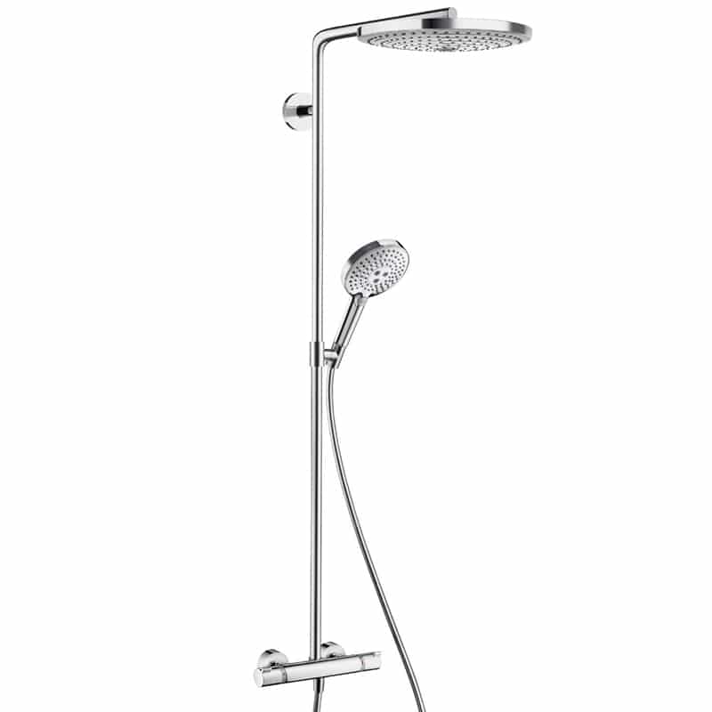 Hansgrohe Raindance Select S 300 Showerpipe, schwenkbarer Brausearm