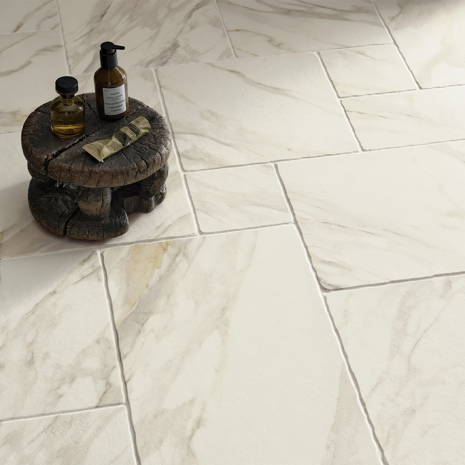 Römischer Verband Steinoptik Rustikal Opus Calacatta Mod 39