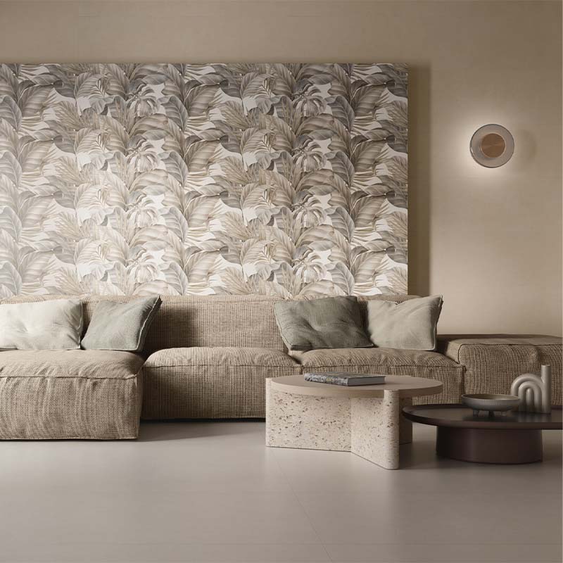 Betonoptik Bodenfliese Gravity Ivory 60 x 120 cm