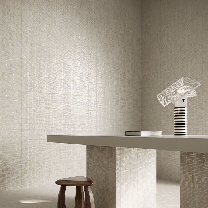 Brick Wandfliese CIR City Squares Ivory Mix 6,5 x 29 cm