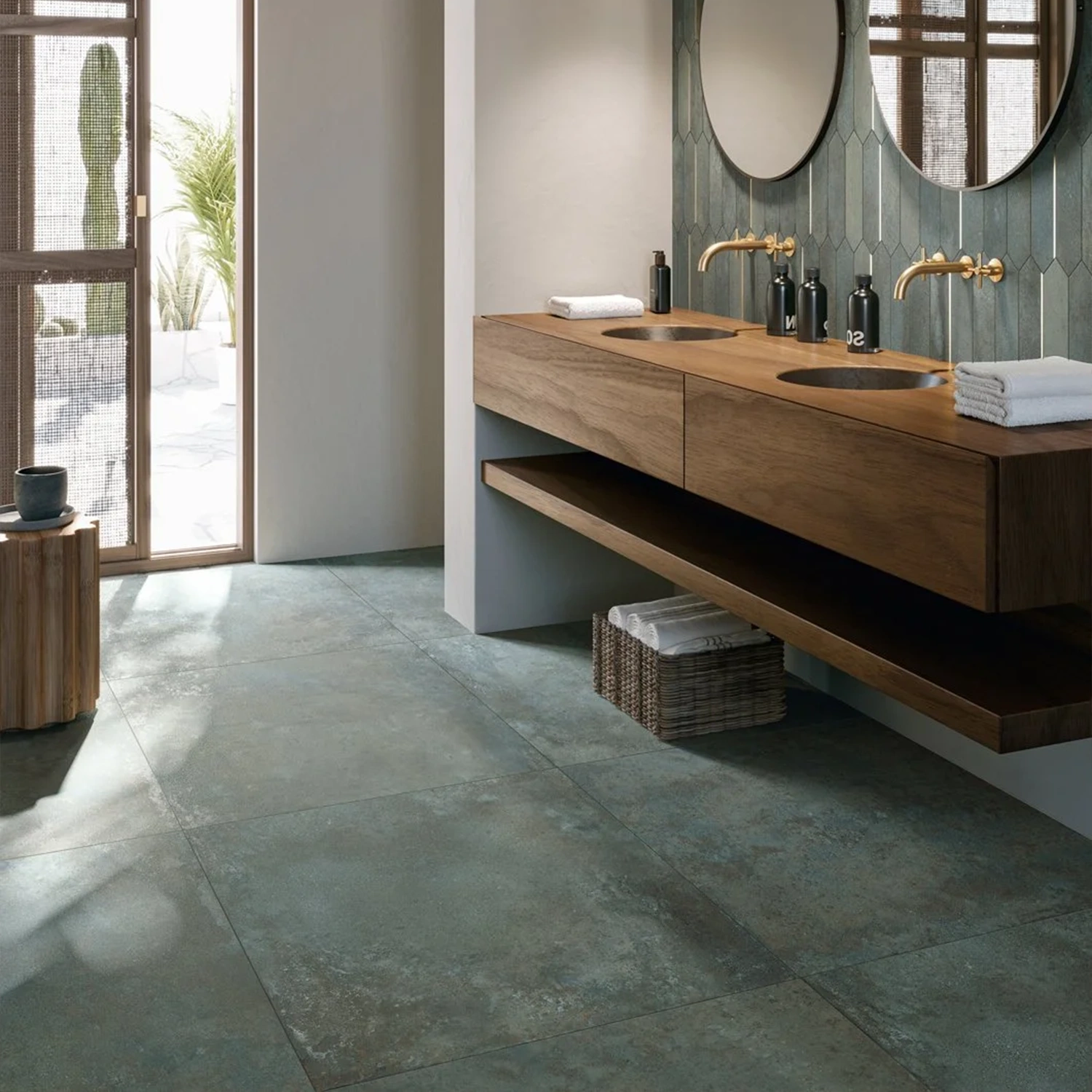Betonoptik Bodenfliese Urbanica Emerald 90 x 90 cm