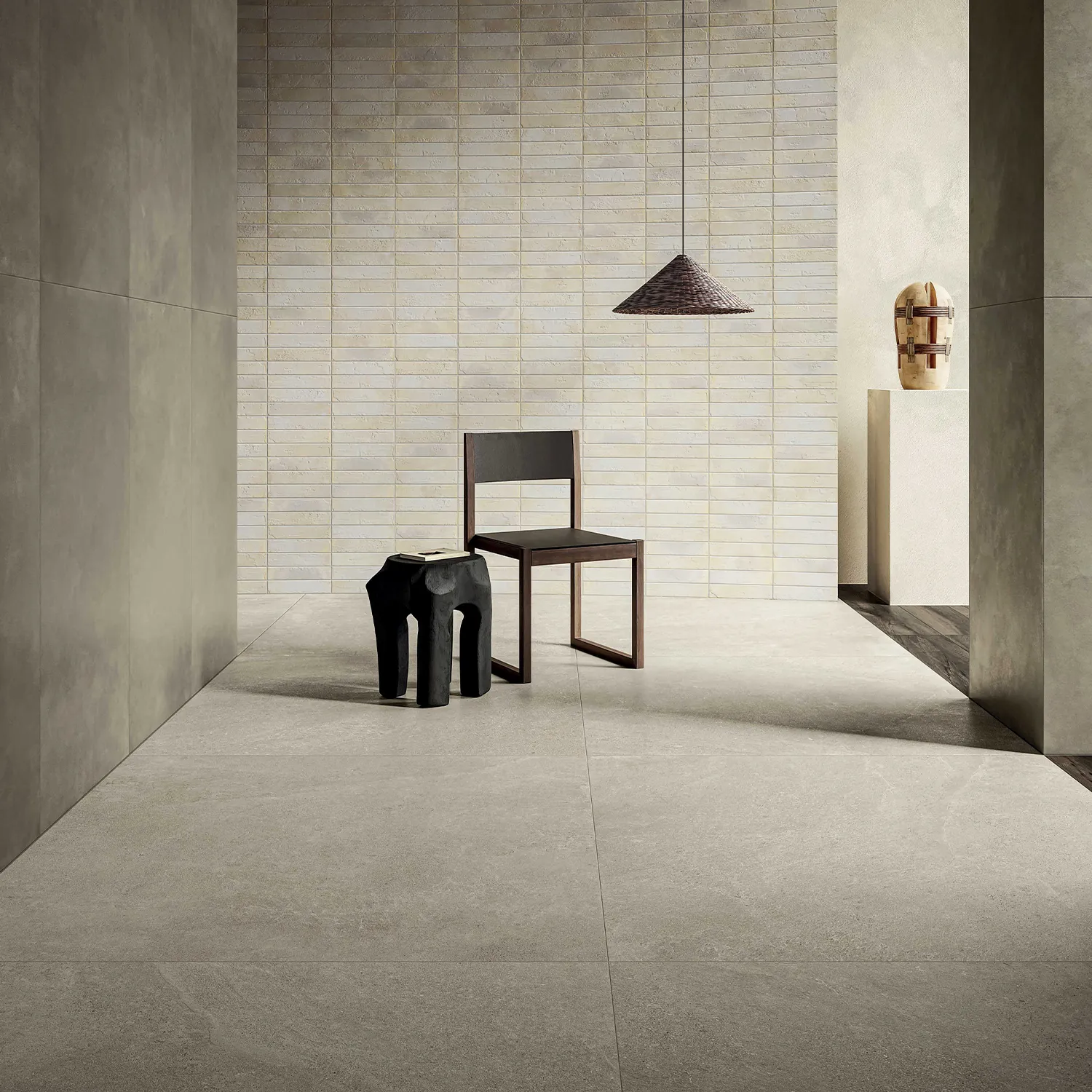 Steinoptik Fliese Petra Crema 120 x 120 cm