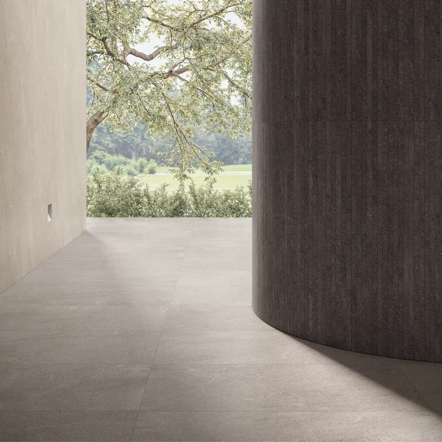 Steinoptik Terrassenplatte Natural Flax 60 x 120 cm