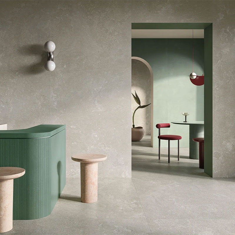 Travertin Fliese Dorset Cenere Cross Cut 120 x 120 cm