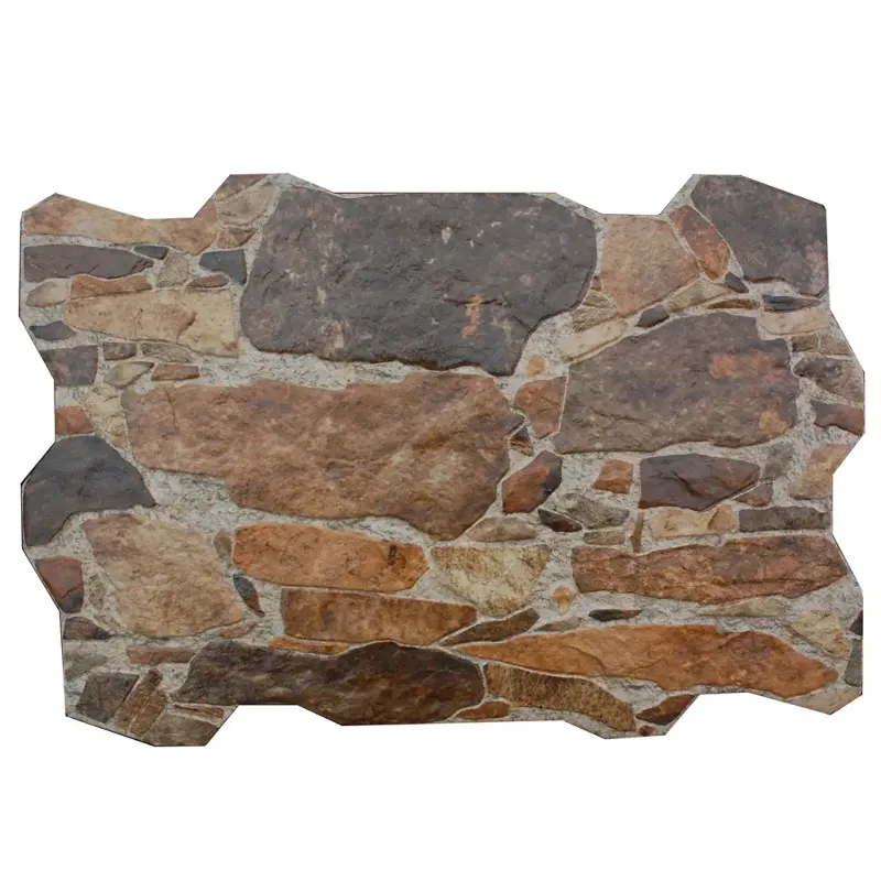 Wandverblender Außen Braun Mix 40 x 60 cm