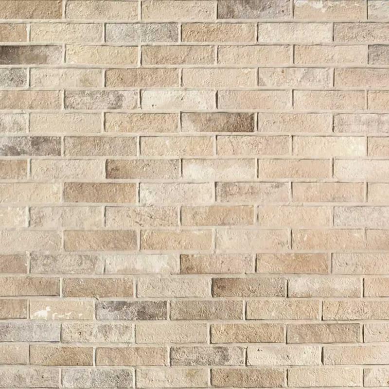 Brick Fischgraet Fliese Rondine Bristol Cream 6 x 25 cm