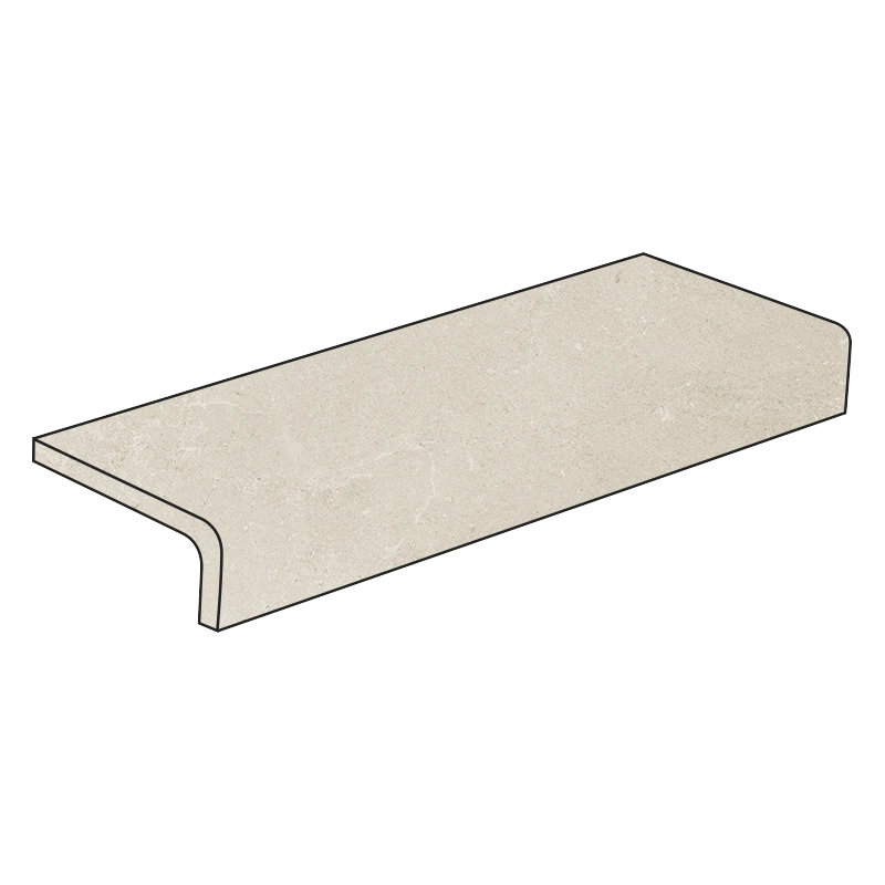 Steinoptik Winkel Stufe Contrada Valente Chianca 10x40x4 cm