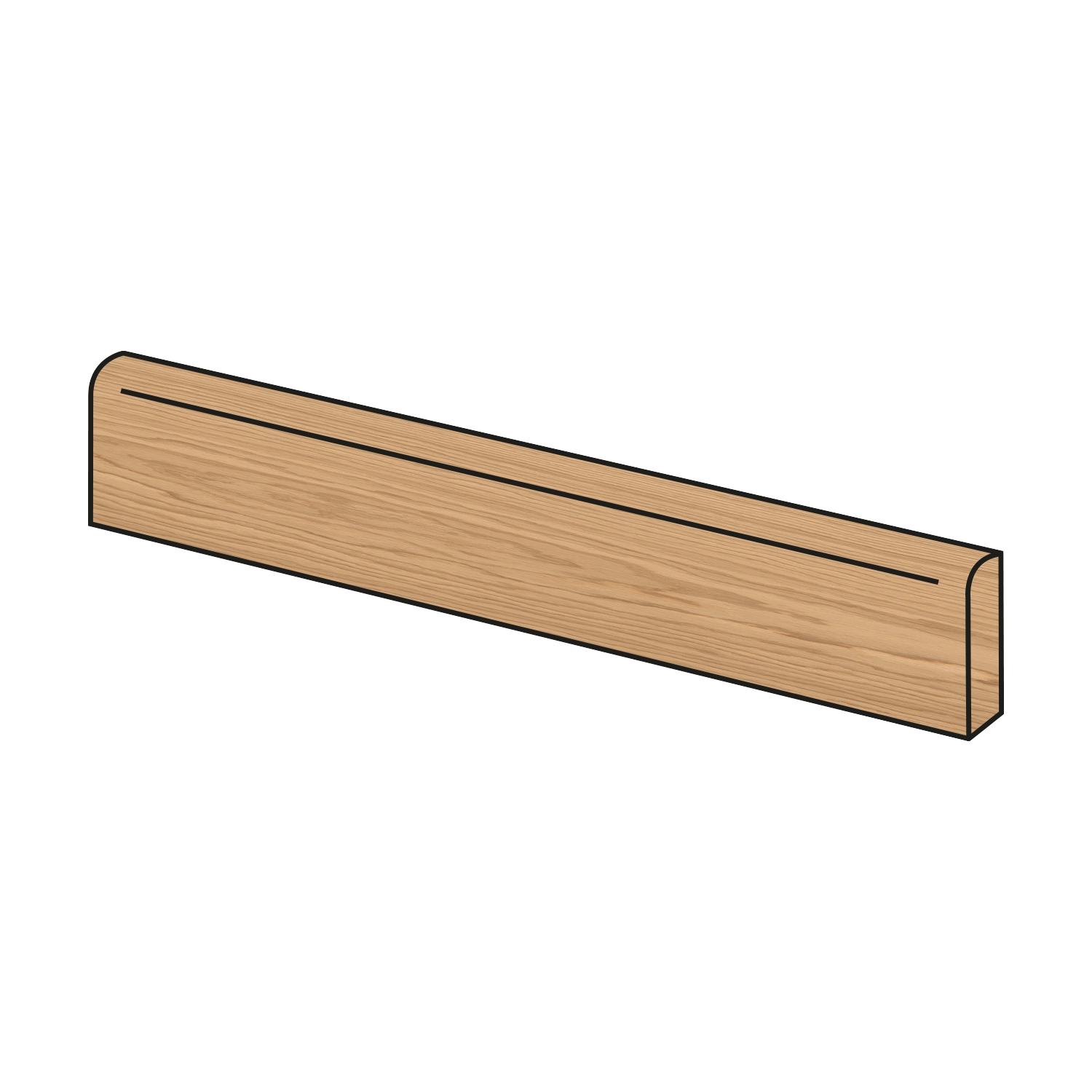 Holzoptik Sockel Oku Modern Caramel 8 x 45 cm