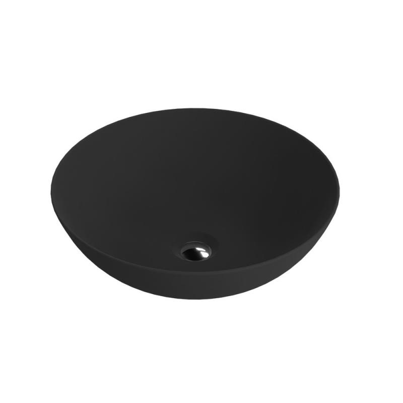 SlimThin Black Bowl Aufsatzbecken 40 x 40 x 14  cm