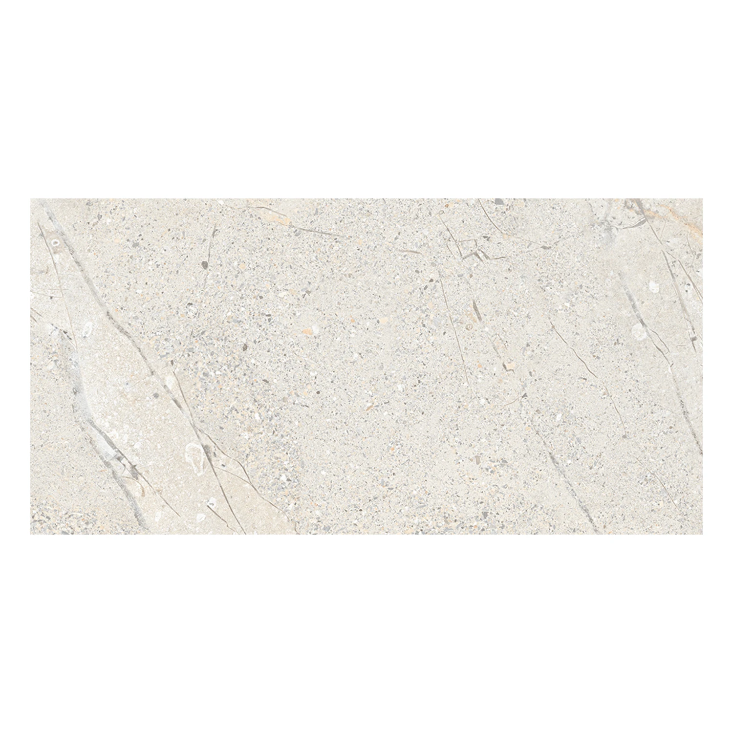 Steinoptik Fliese Crust Light Grey 30 x 60 cm Musterfliese