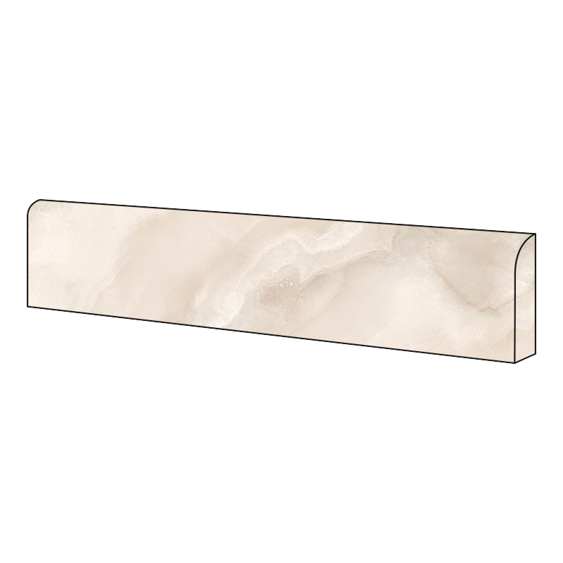 Onyx Optik Sockel Venus Amber Cross 7 x 60 cm