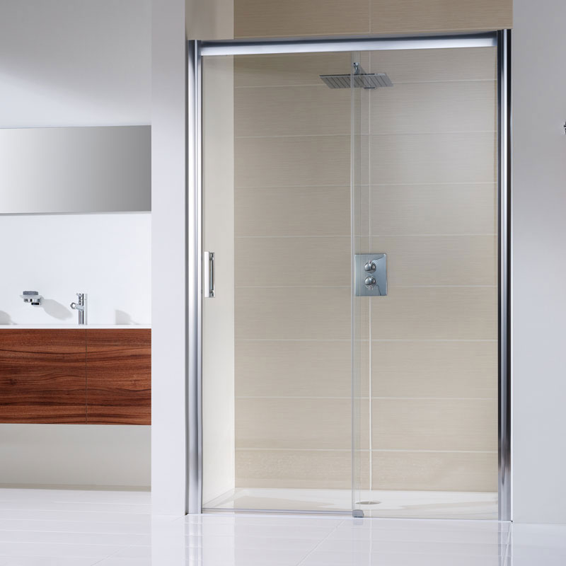 HSK Solida Schiebetür 2-teilig bodenfrei 120 cm