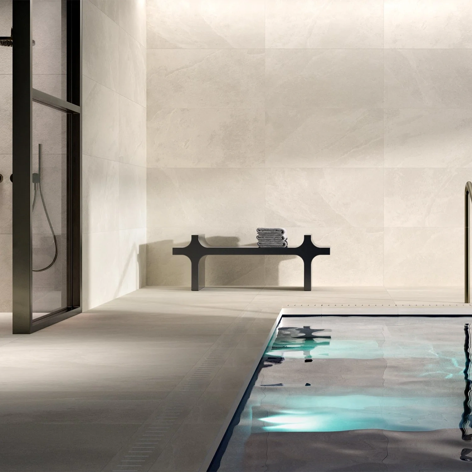 Schieferoptik Terrassenplatte Gentle Stone Ivory 60 x120 cm