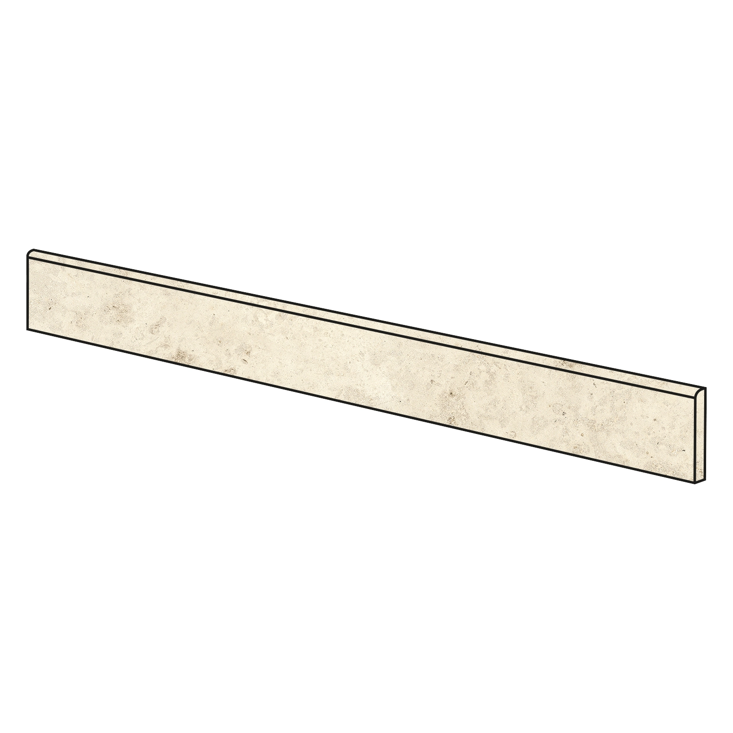 Steinoptik Sockel Jurassic Fossil Cream 3D 7 x 120 cm